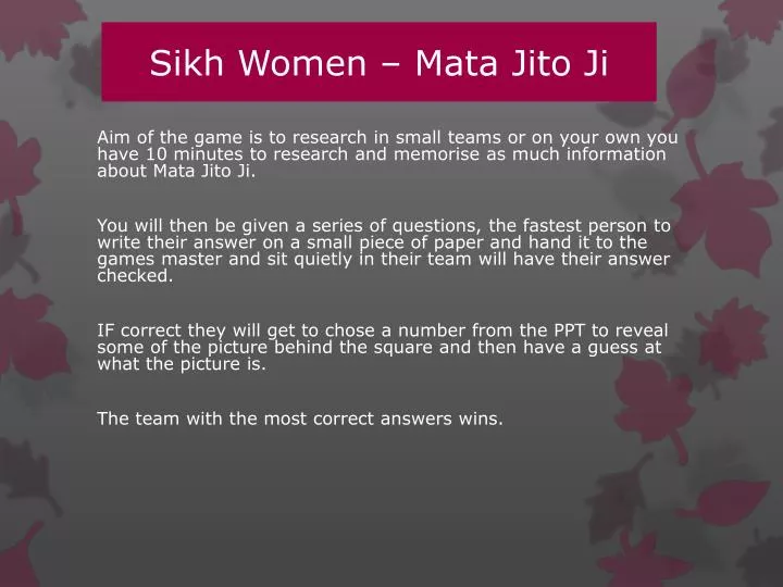 sikh women mata jito ji