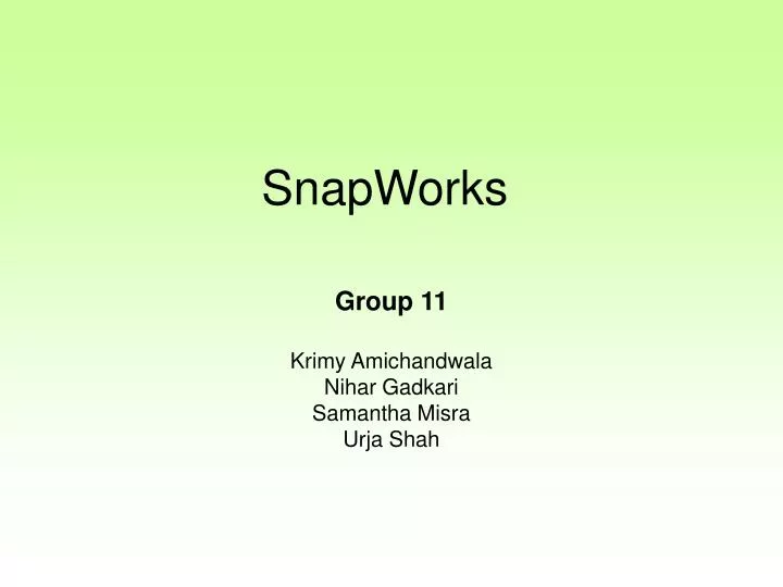 snapworks