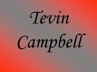 Tevin Campbell