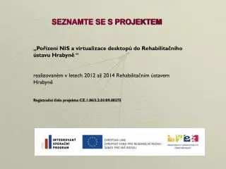 seznamte se s projektem