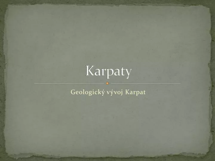 karpaty