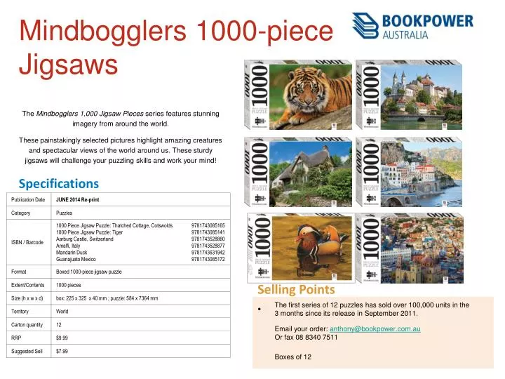 mindbogglers 1000 piece jigsaws