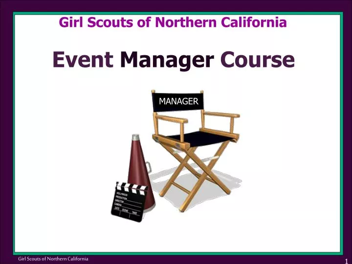 event manager course