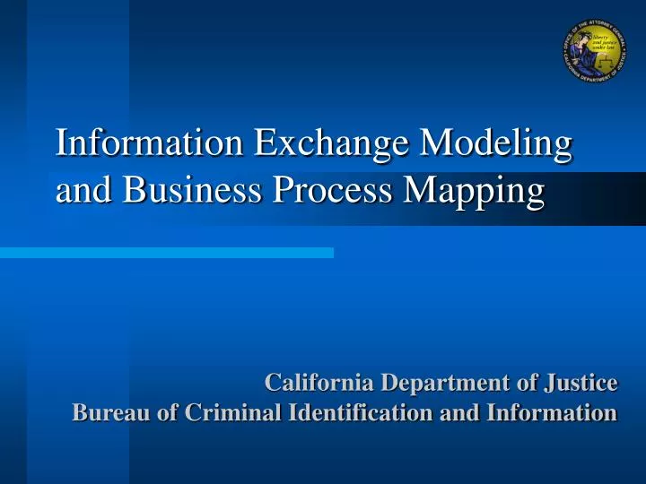 information exchange modeling and business process mapping