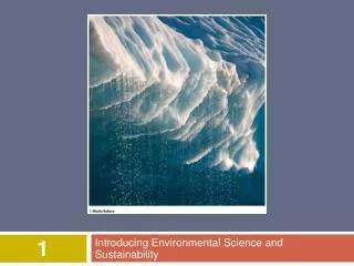 Introducing Environmental Science and Sustainability