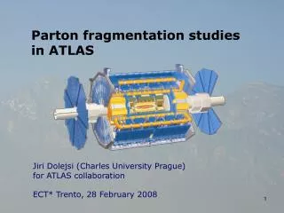 Parton fragmentation studies in ATLAS