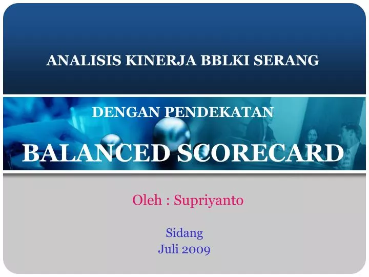 analisis kinerja bblki serang dengan pendekatan balanced scorecard