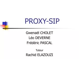 proxy sip