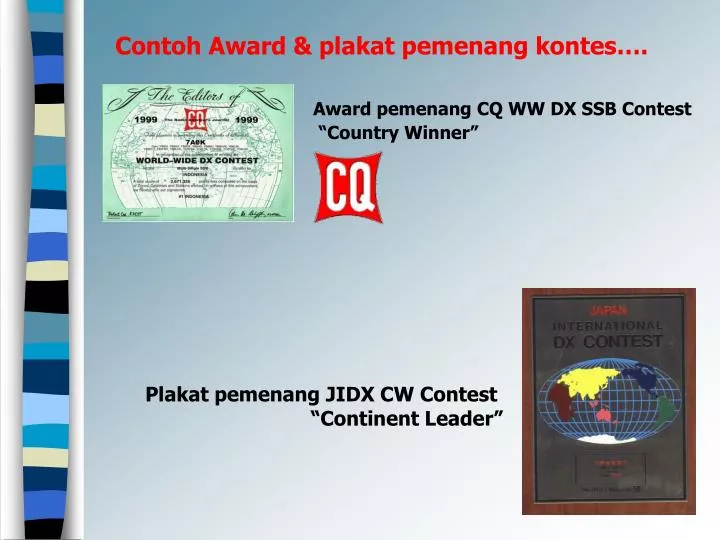 contoh award plakat pemenang kontes