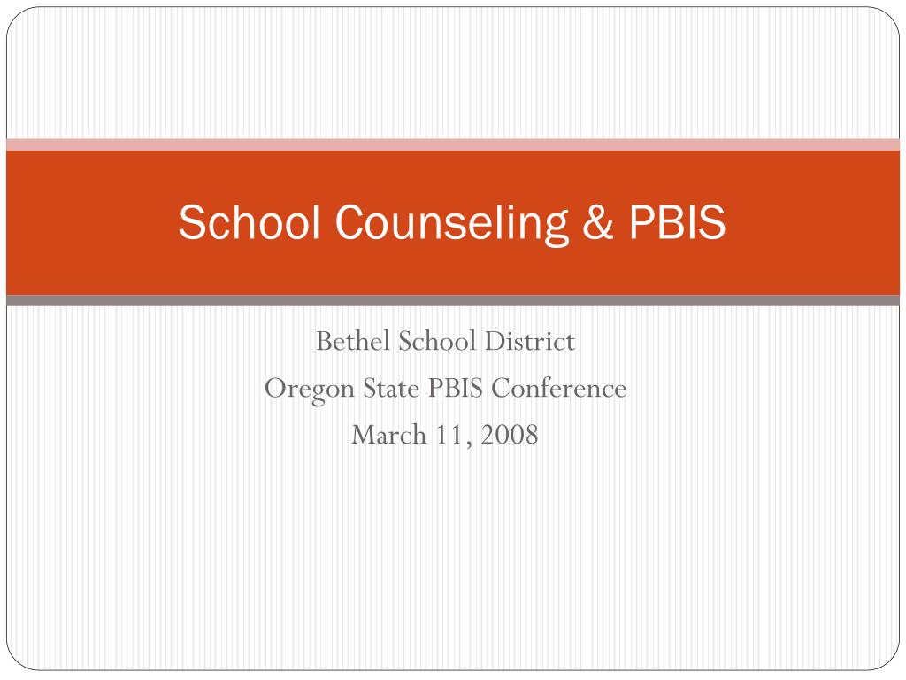 PPT - School Counseling & PBIS PowerPoint Presentation, free download ...