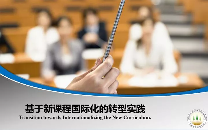 transition towards internationalizing the new curriculum