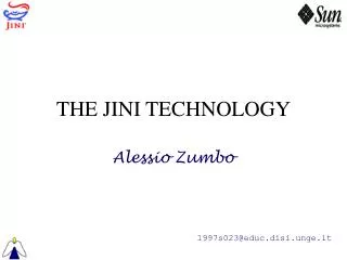 THE JINI TECHNOLOGY