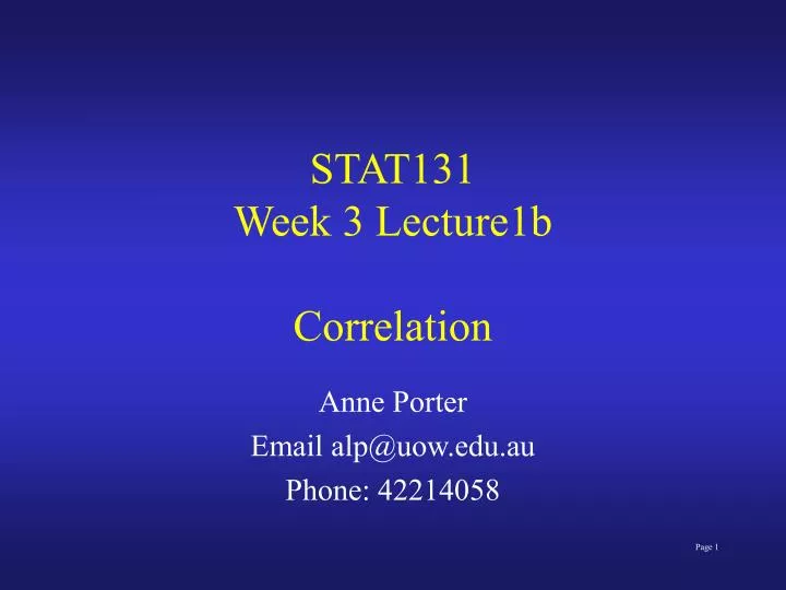 stat131 week 3 lecture1b correlation