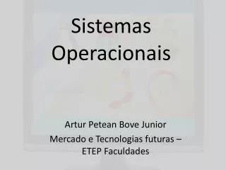 sistemas operacionais