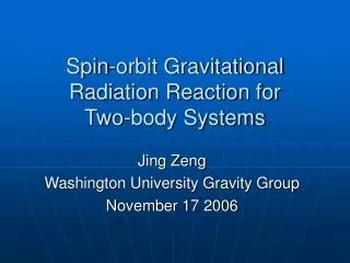 Spin-orbit Gravitational Radiation Reaction for Two-body Systems