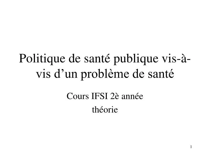 cours ifsi 2 ann e th orie