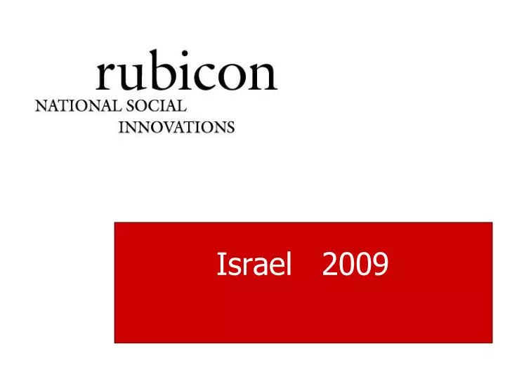 israel 2009
