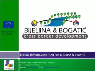 Energy Development Plan for Bijeljina &amp; Bogati ?