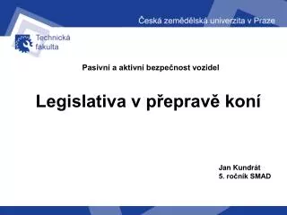 legislativa v p eprav kon