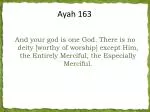 Ayah 163 - slide 1
