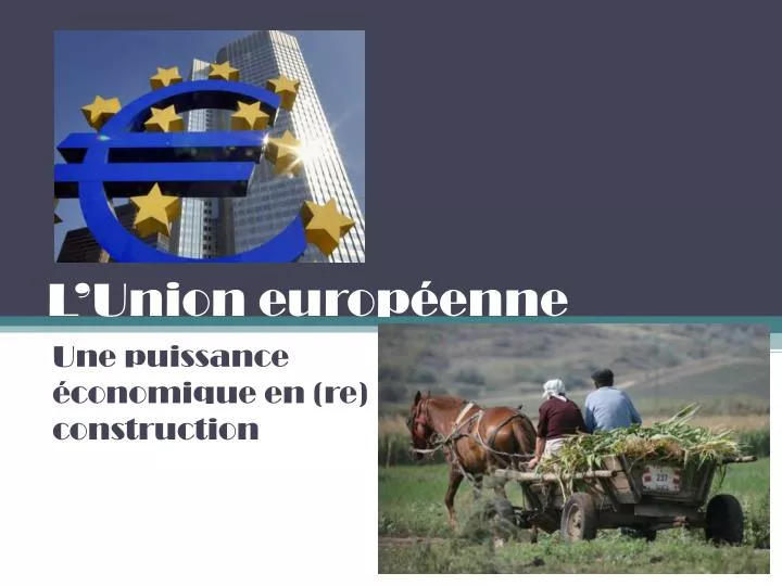 l union europ enne