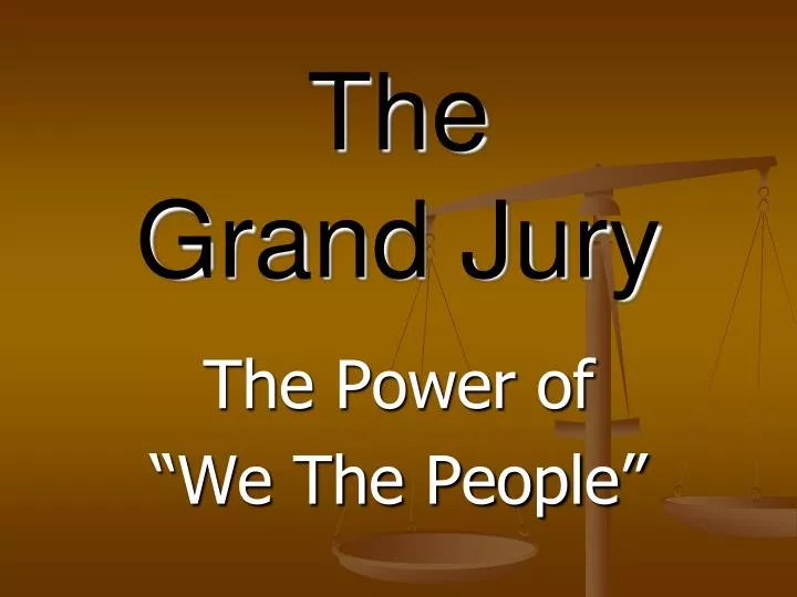 the grand jury