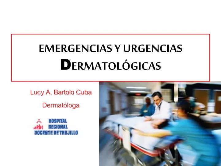 emergencias y urgencias d ermatol gicas