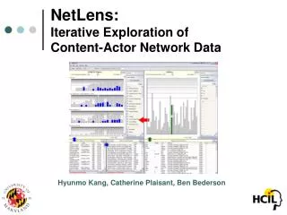 NetLens: Iterative Exploration of Content-Actor Network Data