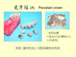 a porcelain crown