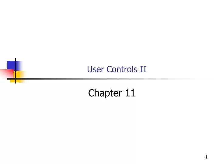 user controls ii