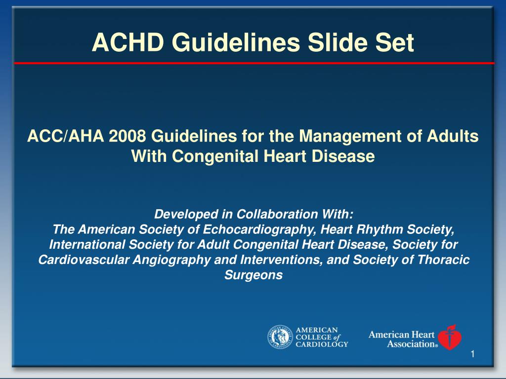 PPT - ACHD Guidelines Slide Set PowerPoint Presentation, free download ...