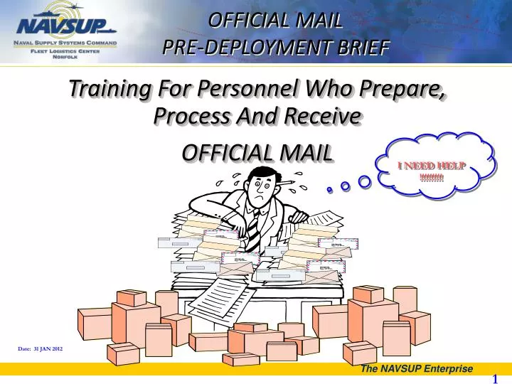 official mail pre deployment brief
