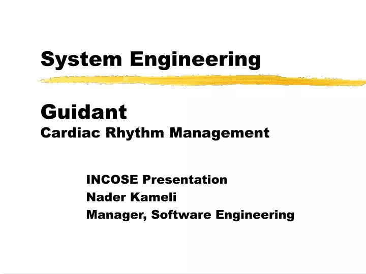 system engineering