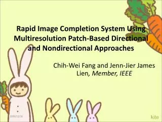 Chih-Wei Fang and Jenn-Jier James Lien , Member, IEEE