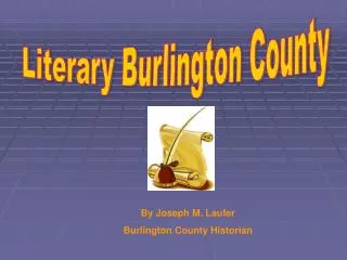 Literary Burlington County