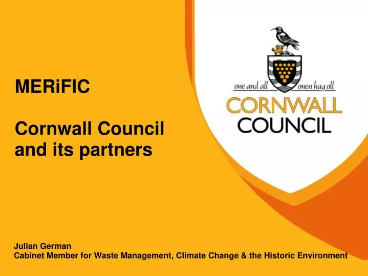 merific cornwall council and its partners