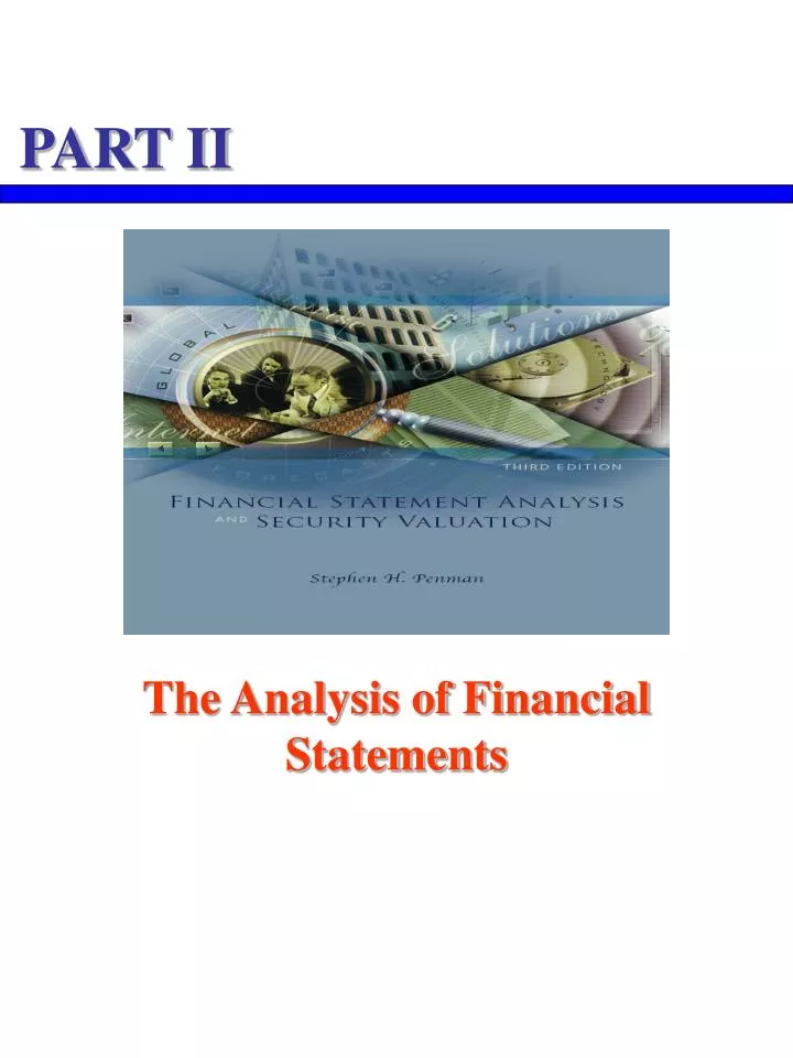 the analysis of financial statements