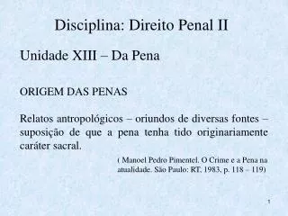 disciplina direito penal ii