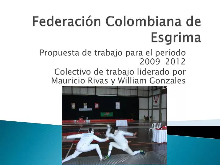 federaci n colombiana de esgrima