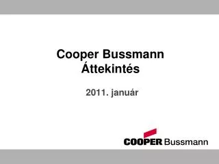 cooper bussmann ttekint s
