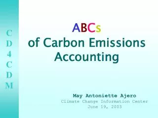 A B C s of Carbon Emissions Accounting