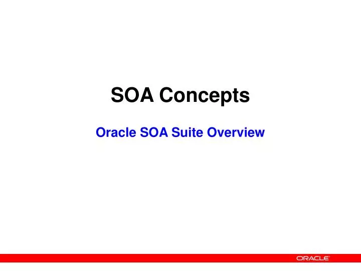 soa concepts oracle soa suite overview