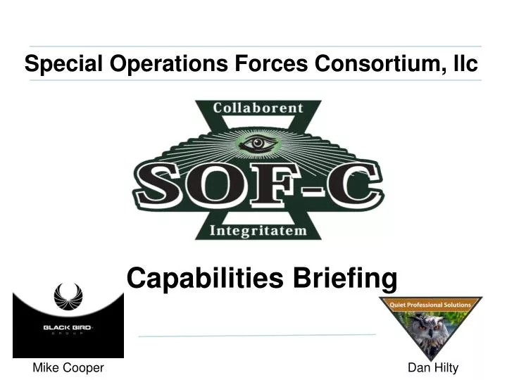special operations forces consortium llc