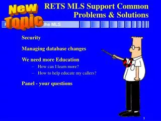 RETS MLS Support Common Problems &amp; Solutions