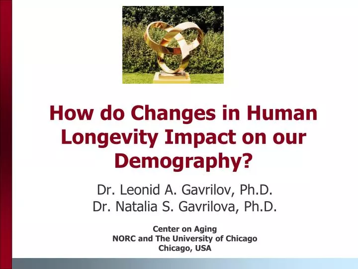 how do changes in human longevity impact on our demography