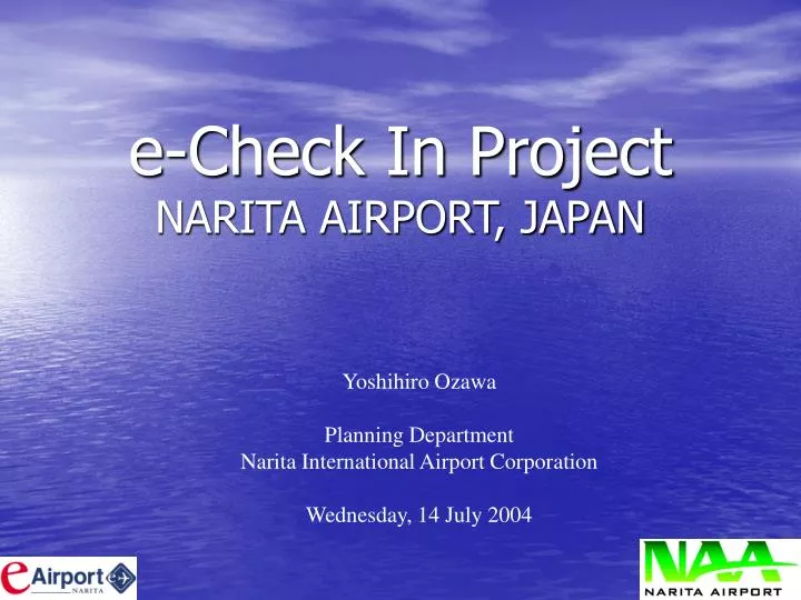 e check in project narita airport japan