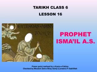 TARIKH CLASS 6 LE SSON 16