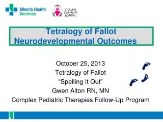 Tetralogy of Fallot Neurodevelopmental Outcomes