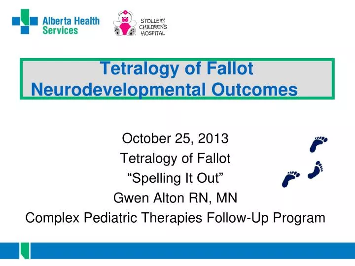 tetralogy of fallot neurodevelopmental outcomes