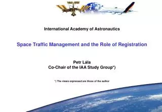 The Scope of the Space Traffic Management Study